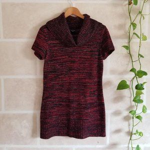 Elements Sweater Dress Womens Medium Cowl Neck S/S